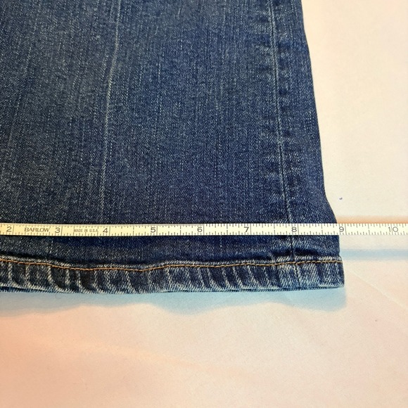 Lauren Jeans Co Ralph Lauren Blue Bootcut Premium Denim Jeans Womens 6P Mid Rise - Picture 10 of 10